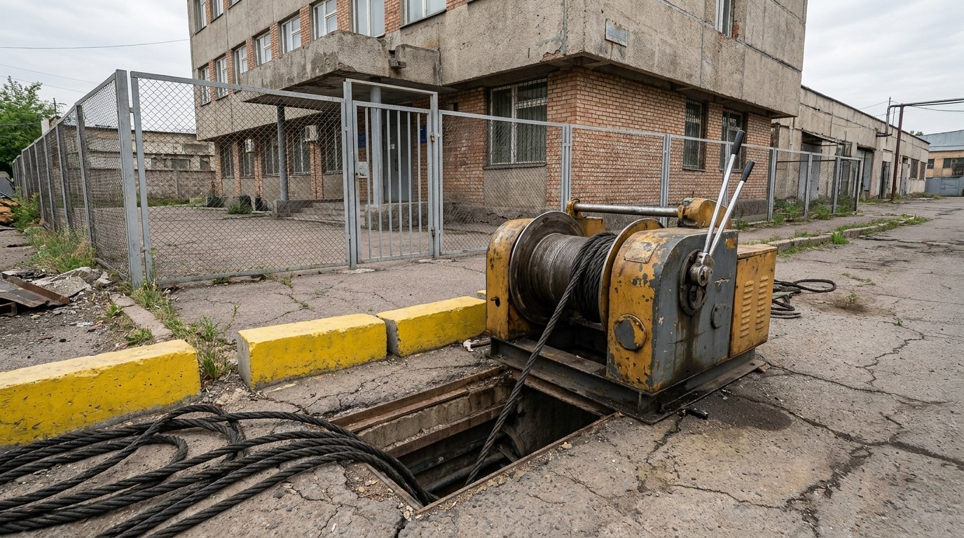 офис и двор в Казахстане